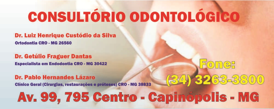 CONSULTÓRIO ODONTOLÓGICO EM CAPINÓPOLIS