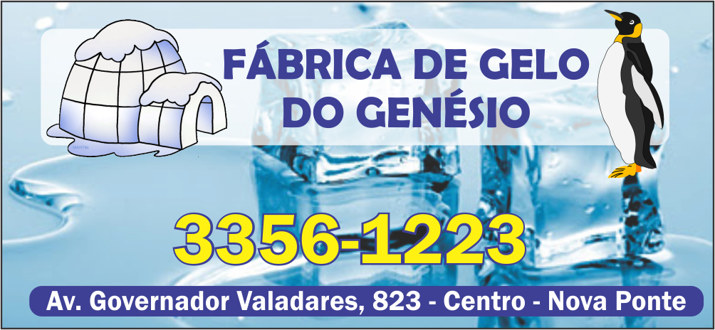 FÁBRICA DE GELO DO GENÉSIO - DISK BEBIDAS EM NOVA PONTE