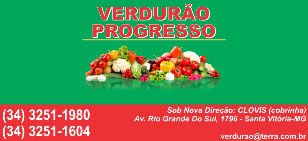 VERDURÃO PROGRESSO - SUPERMERCADO E CASA DE CARNES EM SANTA VITÓRIA