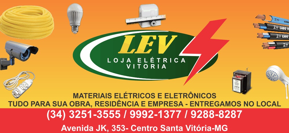 LEV - LOJA ELÉTRICA VITÓRIA - MATERIAIS ELÉTRICOS EM SANTA VITÓRIA