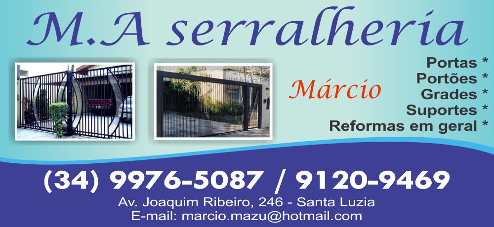 M.A SERRALHERIA EM UBERLÂNDIA