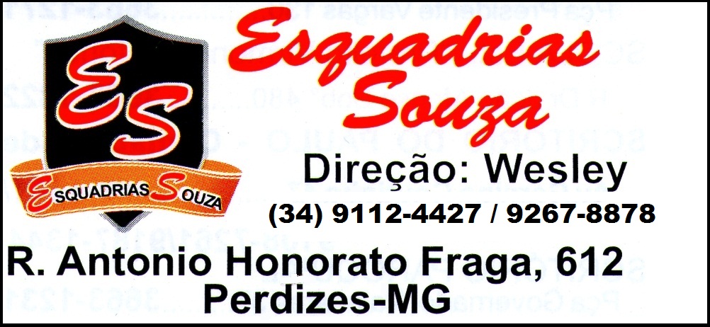 ESQUADRIAS SOUZA - ESQUADRIAS METÁLICAS EM PERDIZES MG