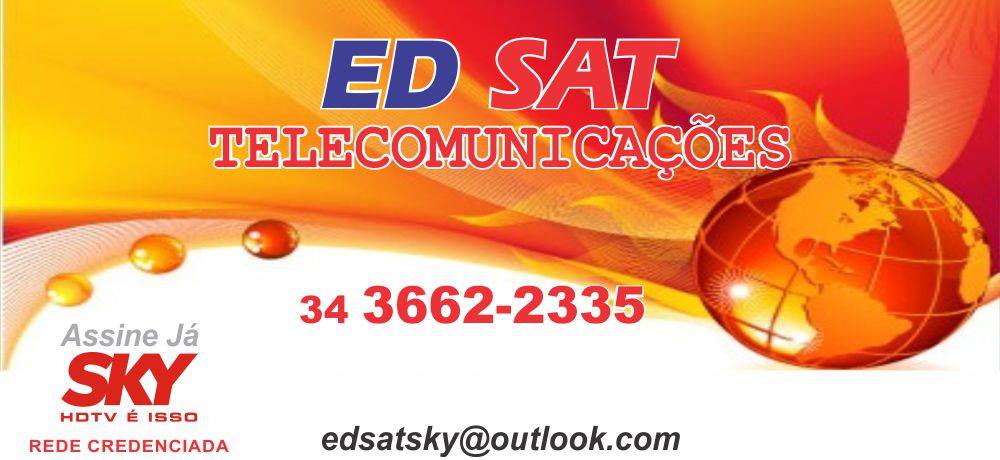 EDSAT TELECOMUNICAÇÕES - ANTENA SKY ARAXÁ