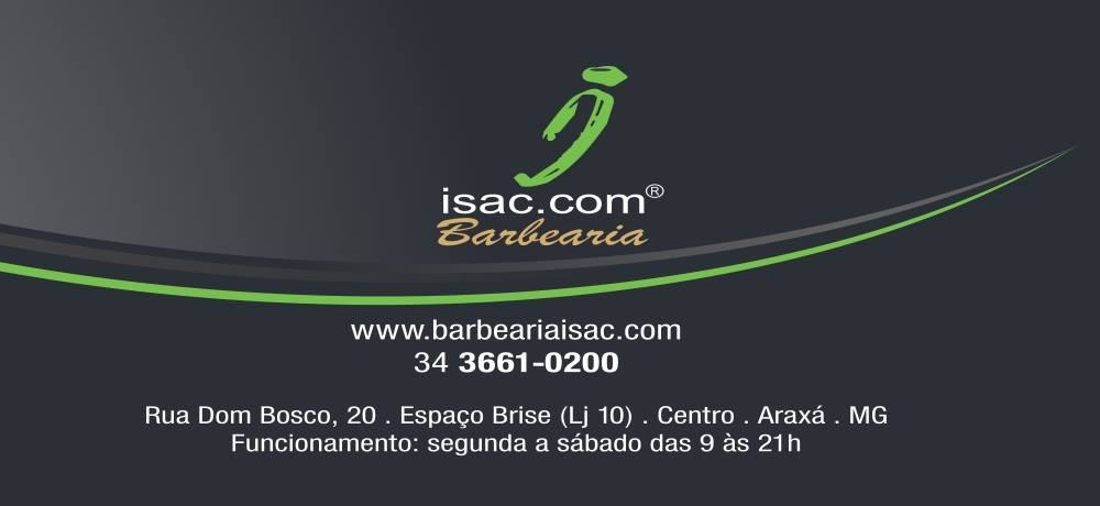 ISAC.COM BARBEARIA EM ARAXÁ