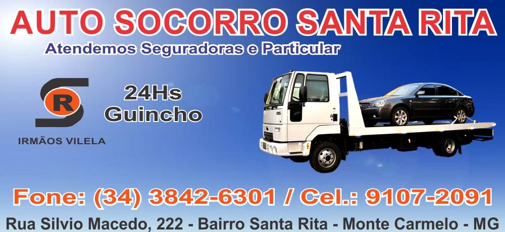 AUTO SOCORRO SANTA RITA - AUTO SOCORRO EM MONTE CARMELO