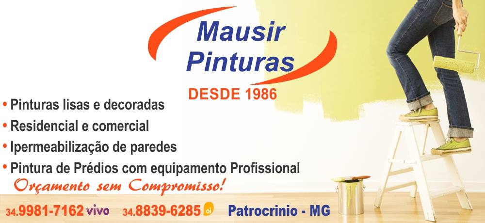 MAUSIR PINTURAS - PINTOR EM PATROCÍNIO