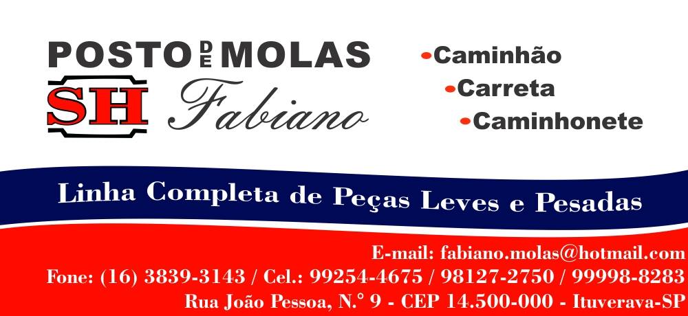 POSTO DE MOLAS FABIANO - MOLAS EM ITUVERAVA