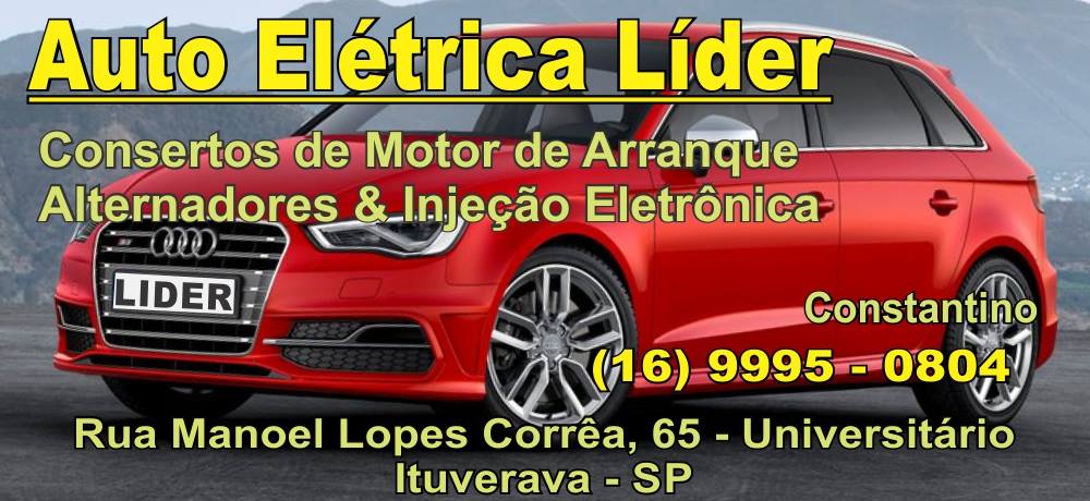 AUTO ELÉTRICA LÍDER - AUTO ELÉTRICA EM ITUVERAVA