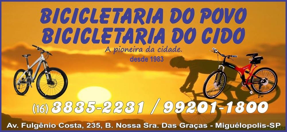 BICICLETARIA DO POVO - BICICLETARIA EM MIGUELÓPOLIS