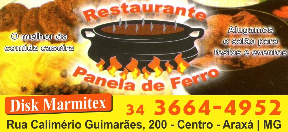 RESTAURANTE PANELA DE FERRO - MARMITEX EM ARAXÁ