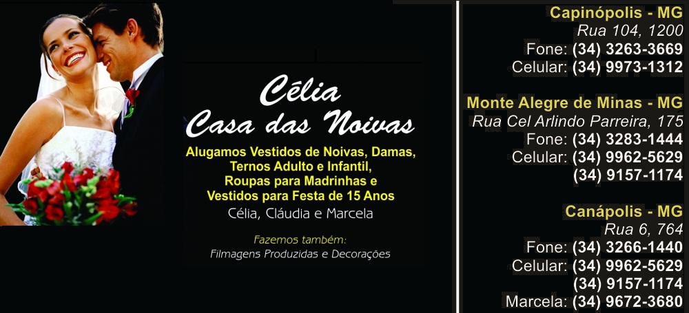 CASA DAS NOIVAS - VESTIDOS DE NOIVAS EM CAPINÓPOLIS