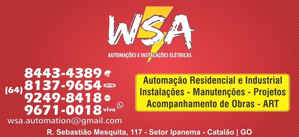 WSA - AUTOMAÇÃO EM CATALÃO 