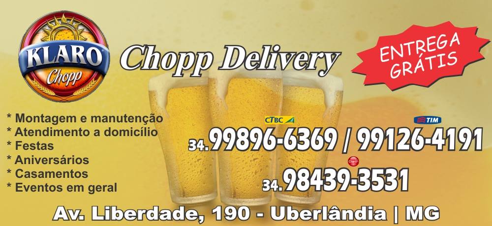 Klaro Chopp - Chopp Delivery em Uberlândia