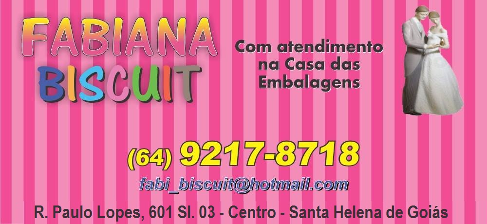 FABIANA BISCUIT - ARTESANATO EM SANTA HELENA DE GOIÁS