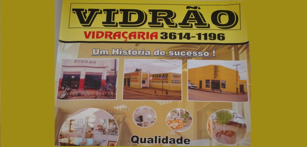 VIDRÃO VIDRAÇARIA EM SANTA HELENA DE GOIÁS 