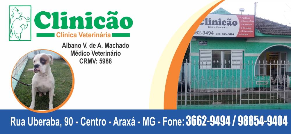 CLINICÃO CLÍNICA VETERINÁRIA EM ARAXÁ