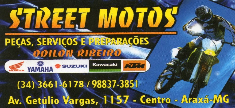 STREET MOTOS - MOTO PEÇAS EM ARAXÁ