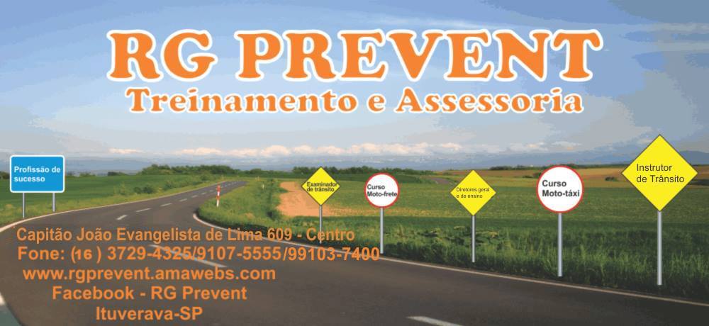 RG PREVENT - CURSO DE INSTRUTOR DE TRÂNSITO EM ITUVERAVA