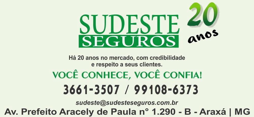 SUDESTE SEGUROS - CORRETORA DE SEGUROS EM ARAXÁ