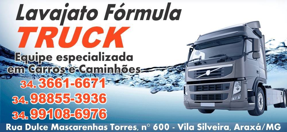  FÓRMULA TRUCK - LAVA JATO DE CAMINHÕES EM ARAXÁ