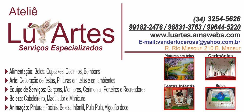 LÚ ARTES - DECORAÇÃO DE FESTA INFANTIL EM UBERLÂNDIA