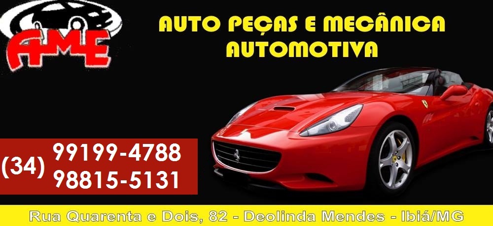 AME - AUTO PEÇAS E MECÂNICA AUTOMOTIVA EM IBIÁ