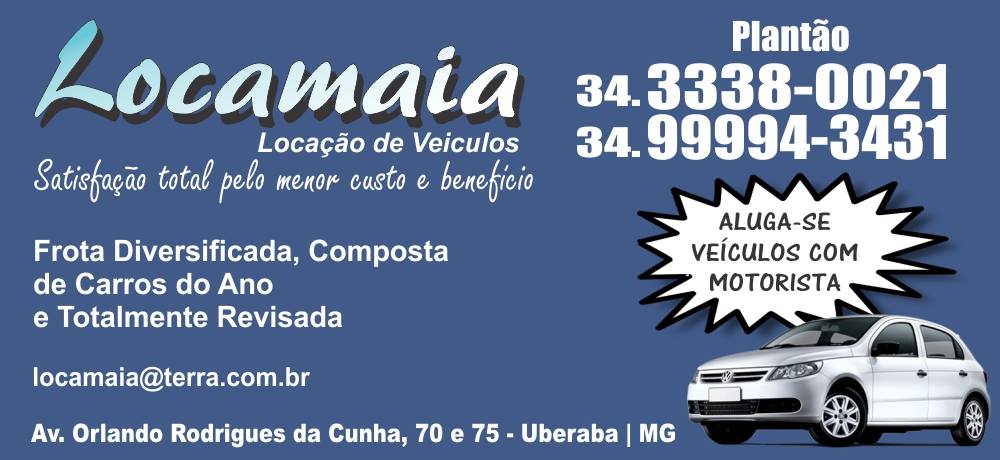 LOCAMAIA - LOCADORA DE VEÍCULOS - ALUGUEL DE CARROS EM UBERABA