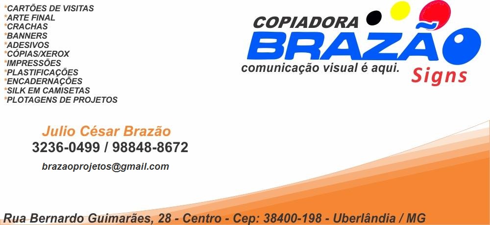 COPIADORA BRAZÃO - COMUNICAÇÃO VISUAL EM UBERLÂNDIA