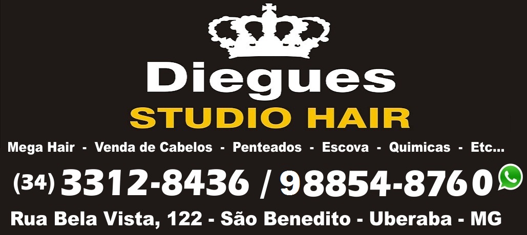 DIEGUES STUDIO HAIR - MEGA HAIR EM UBERABA