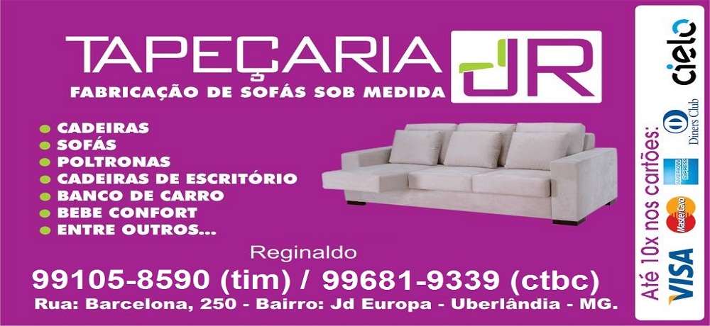 TAPEÇARIA JR - REFORMA DE SOFÁ EM UBERLÂNDIA