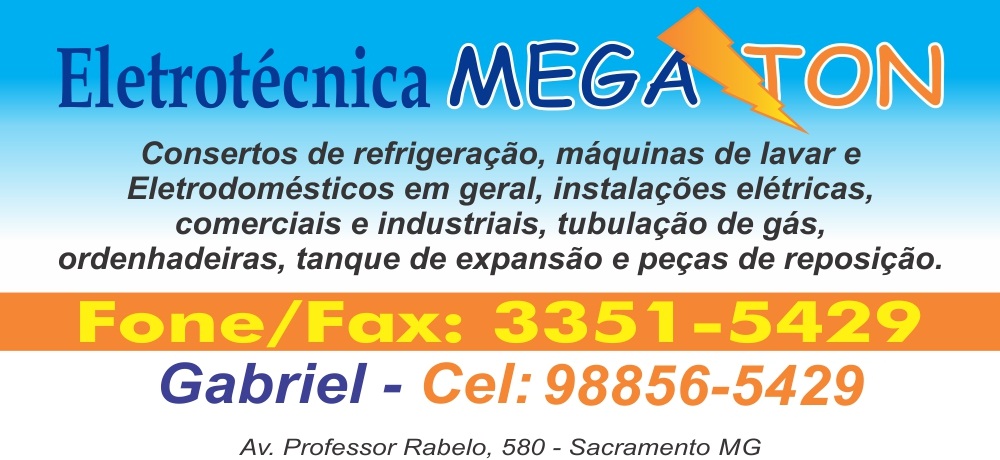 ELETROTÉCNICA MEGATON - REFRIGERAÇÃO EM SACRAMENTO