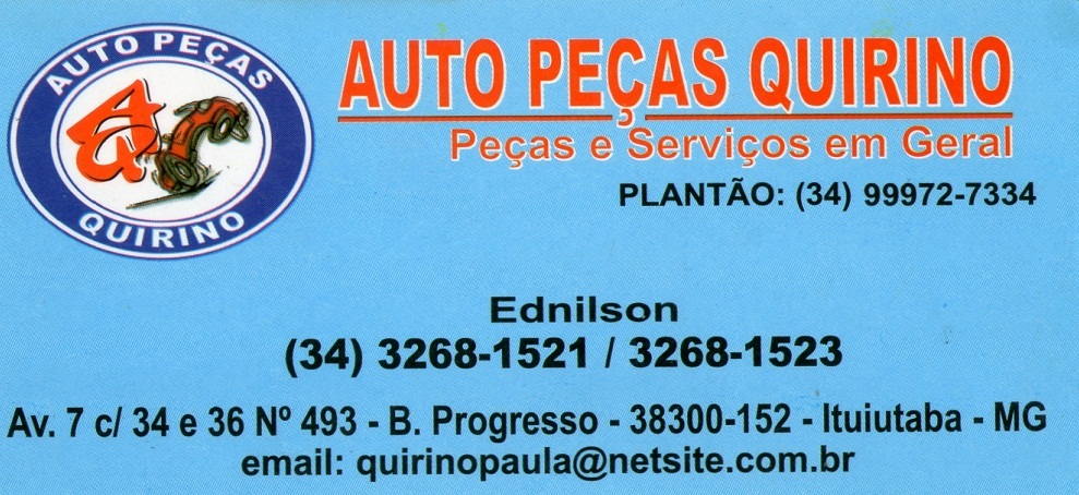 AUTO PEÇAS QUIRINO - AUTO PEÇAS  EM ITUIUTABA