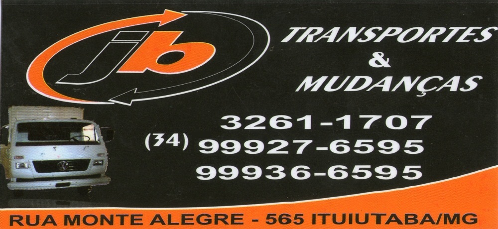 JB TRANSPORTES E MUDANÇAS EM ITUIUTABA