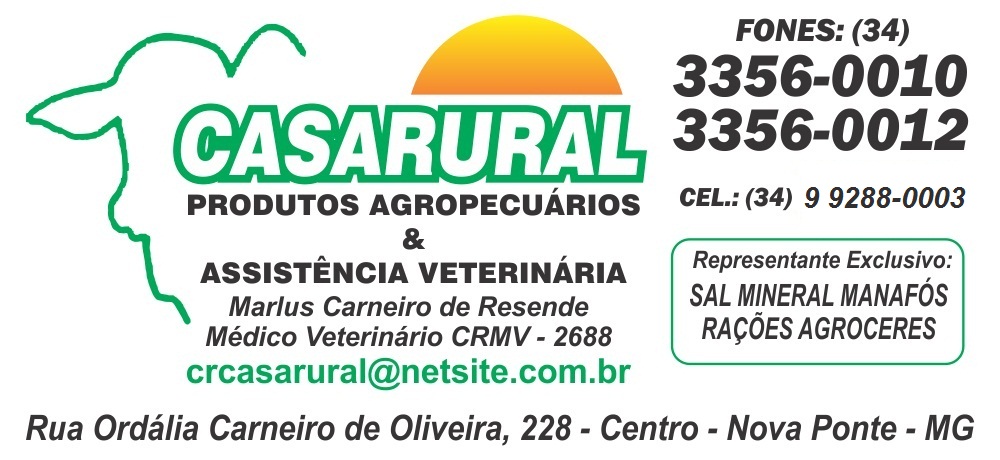 CASA RURAL - PRODUTOS AGROPECUÁRIOS NOVA PONTE