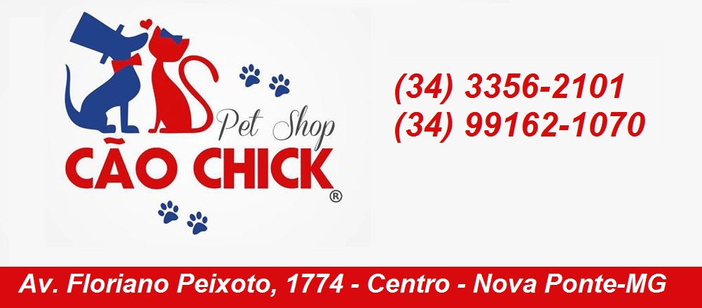 PET SHOP CÃO CHICK - PET SHOP EM NOVA PONTE