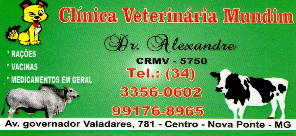 CLÍNICA VETERINÁRIA MUNDIM - CLÍNICA VETERINÁRIA EM NOVA PONTE