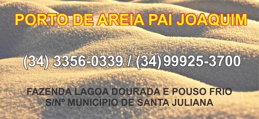 PORTO DE AREIA PAI JOAQUIM - DISTRIBUIDORA DE AREIA EM SANTA JULIANA