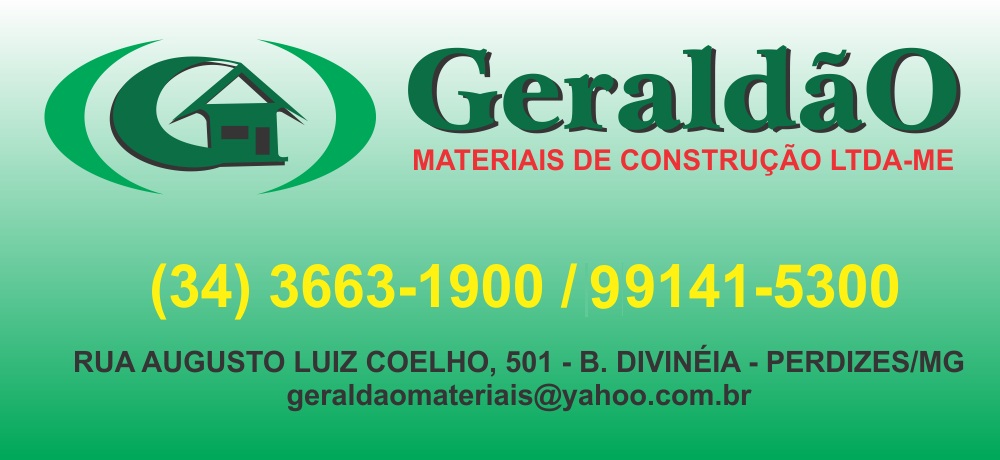 GERALDÃO MATERIAIS DE CONSTRUÇÃO EM PERDIZES MG