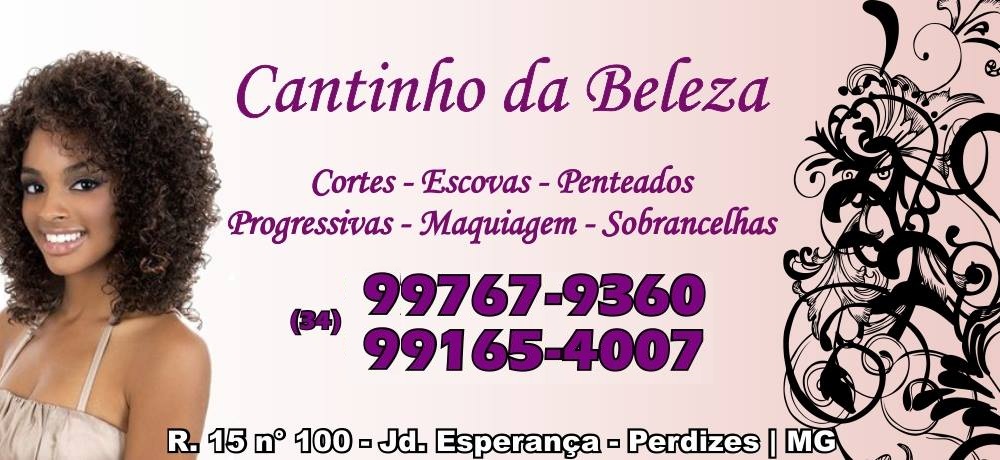 CANTINHO DA BELEZA - CABELEIREIRA EM PERDIZES