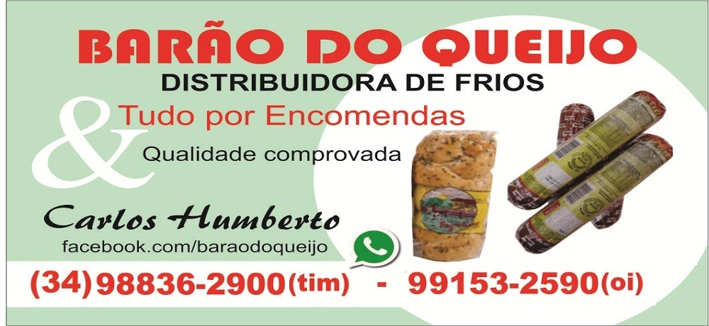 BARÃO DO QUEIJO - DISTRIBUIDORA DE FRIOS - QUEIJOS DA SERRA DA CANASTRA 