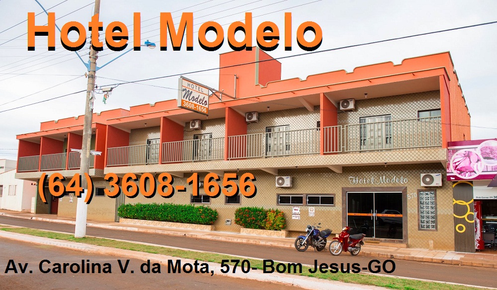 HOTEL MODELO - HOTEL EM BOM JESUS GO