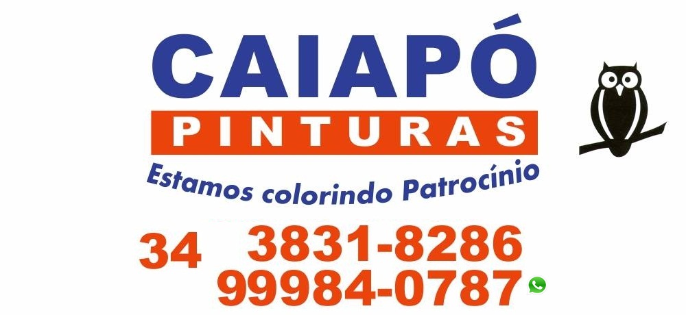 CAIAPÓ PINTURAS - PINTOR EM PATROCÍNIO