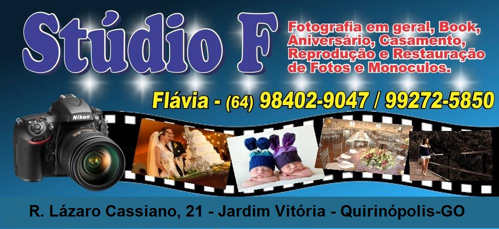 STUDIO F - STUDIO FOTOGRÁFICO EM QUIRINÓPOLIS