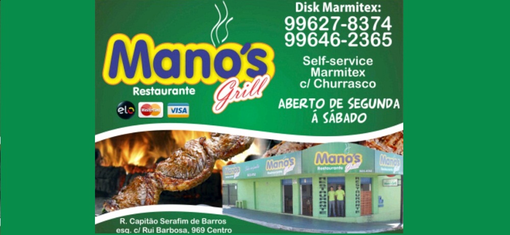 MANO'S GRILL RESTAURANTE - MARMITEX EM JATAÍ