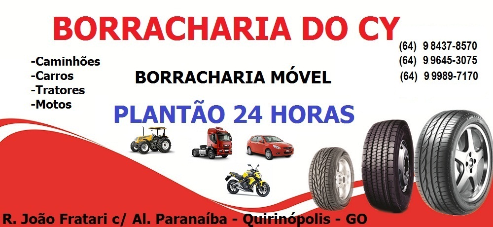 BORRACHARIA DO CY - BORRACHARIA MÓVEL EM QUIRINÓPOLIS