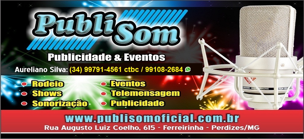 PUBLISOM - PUBLICIDADE E EVENTOS EM PERDIZES MG