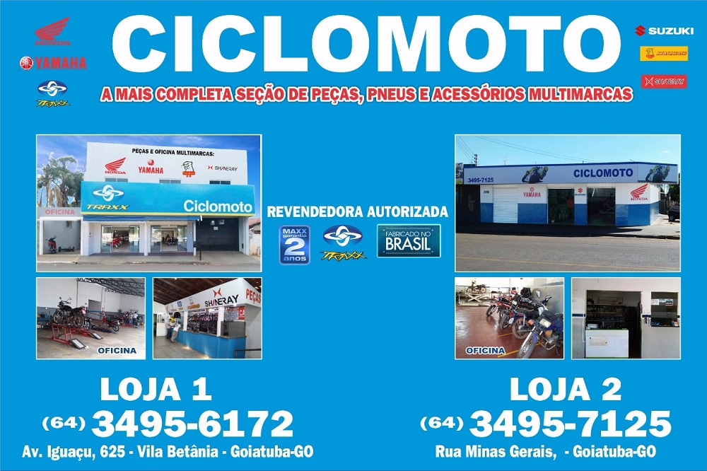 CICLOMOTO - MOTO PEÇAS E MOTO CENTER EM GOIATUBA