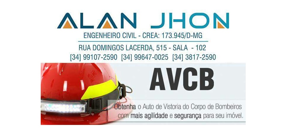 ALAN JHON ENGENHEIRO CIVIL EM COROMANDEL (34) 99107-2590