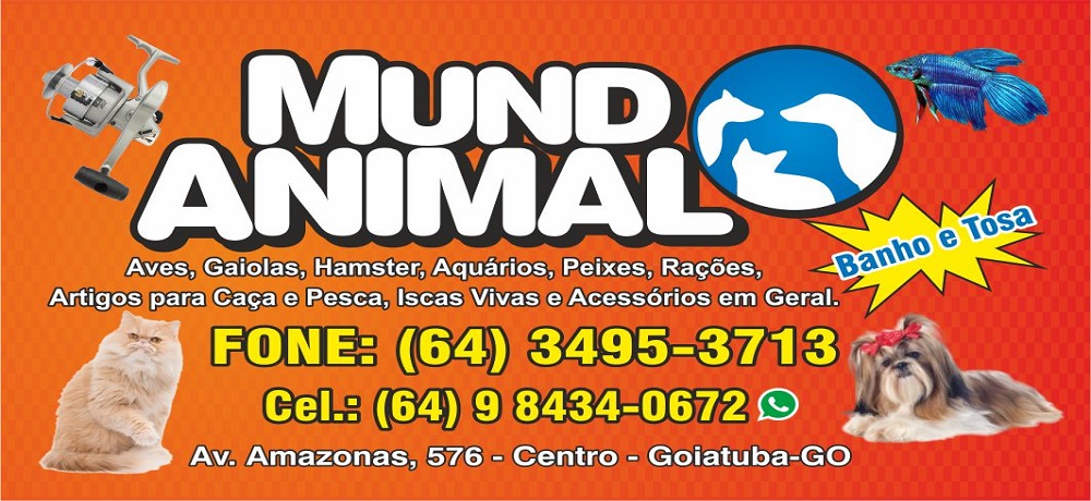 MUNDO ANIMAL BANHO E TOSA - PET SHOP EM GOIATUBA