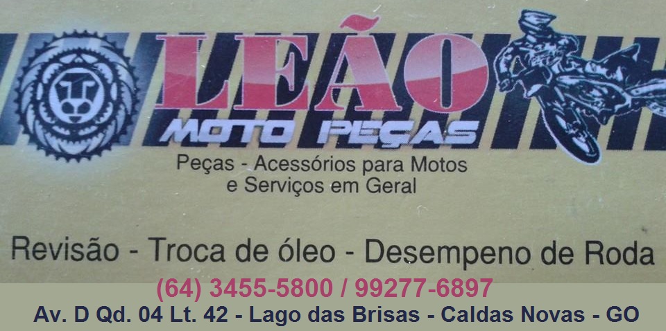 LEÃO MOTO PEÇAS - PEÇAS PARA MOTOS EM CALDAS NOVAS